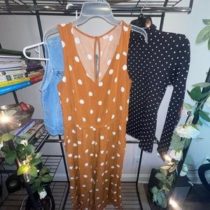 Polka dot romper